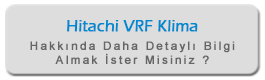 Hitachi VRF Klima Sistemleri